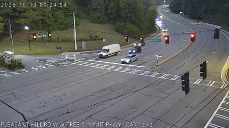 Pleasant Hill Rd at Tree Summit Pkwy live camera view