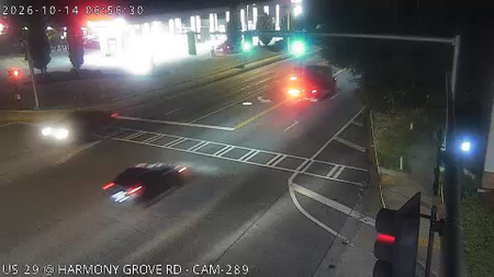 US 29 at Harmony Grove Rd live camera view