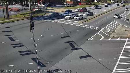 SR 124 at Webb Gin House Rd live camera view