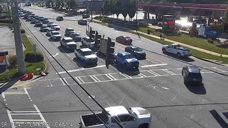 SR 124 at Oak Rd live camera view