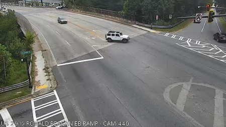 US 29 at Ronald Reagan Pkwy EB Ramp live camera view
