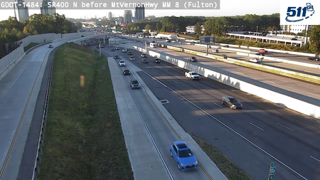 SR400 N before MtVernonHwy MM 8 live camera view