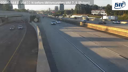 SR400 N before MtVernonHwy MM 7.9 live camera view