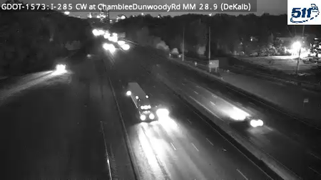 I-285 CW at ChambleeDunwoodyRd MM 28.9 live camera view