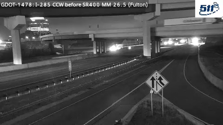 I-285 CCW before SR 400 MM 26.6 live camera view