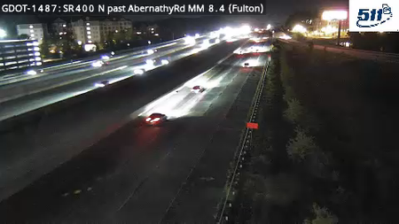 SR400 N past AbernathyRd MM 8.4 live camera view