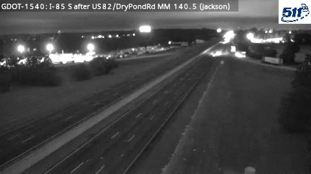 I-85 S after US 82/DryPondRd MM 140.5 live camera view