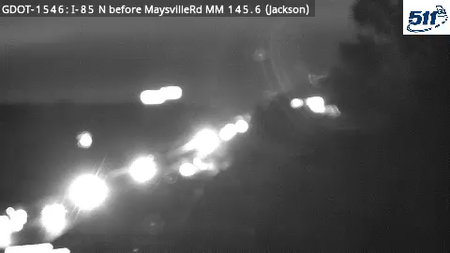 I-85 N before MaysvilleRd MM 145.6 live camera view