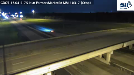 I-75 N at FarmersMarketRd MM 103.7 live camera view