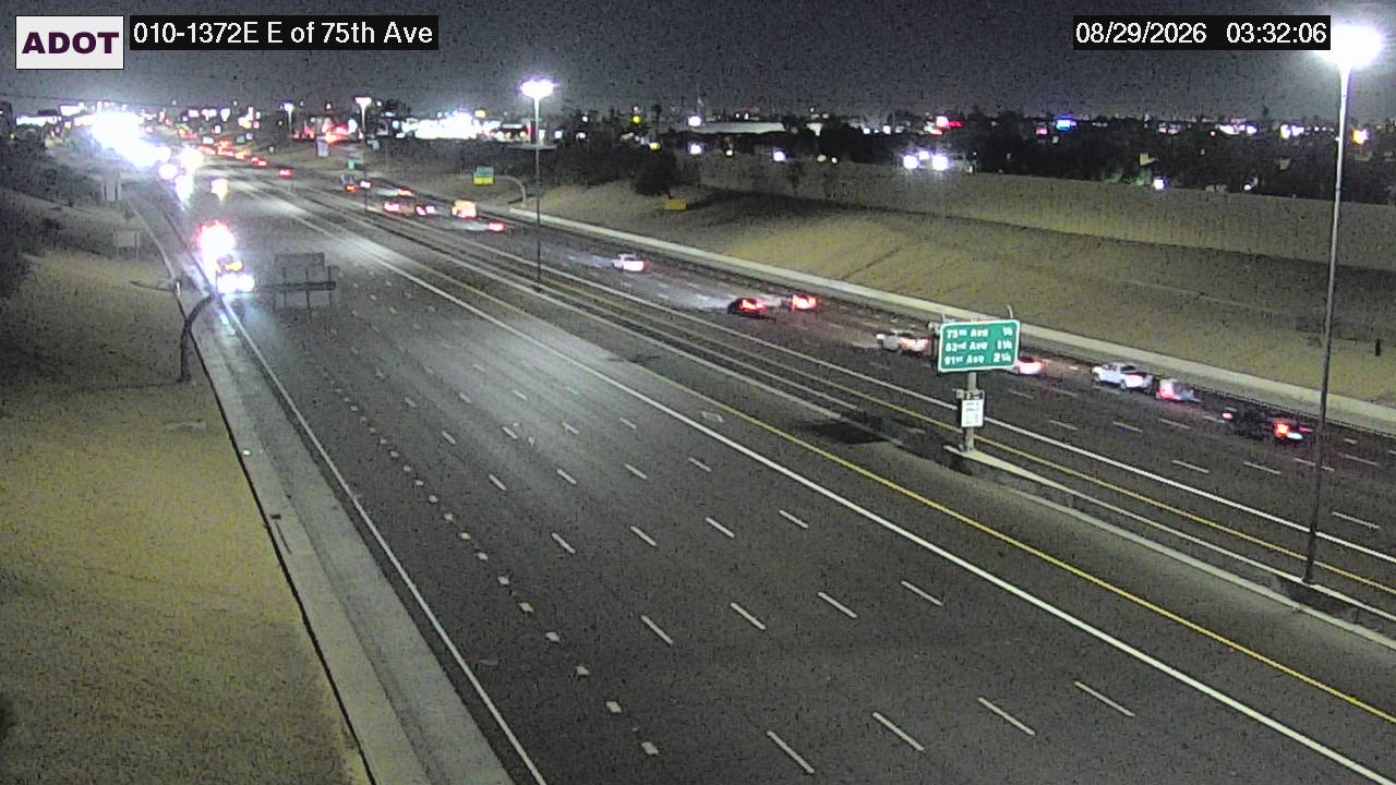 I-10 @E of 75th Ave live camera view