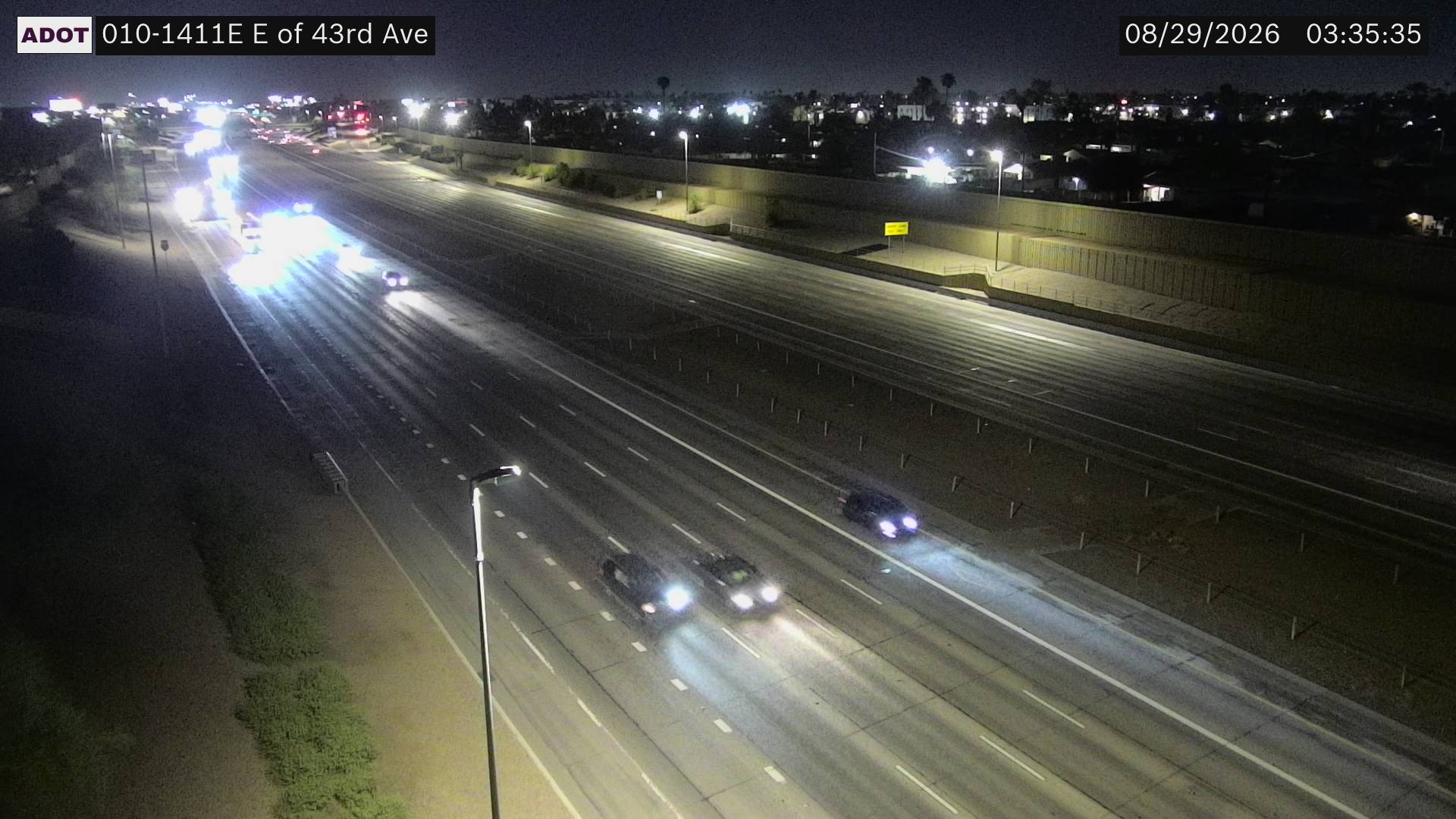 I-10 @E of 43rd Ave live camera view