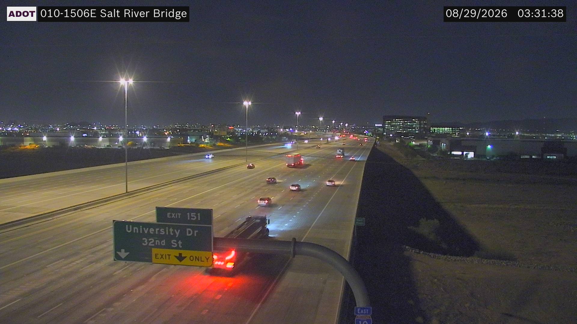 I-10 @Salt River Bridge live camera view