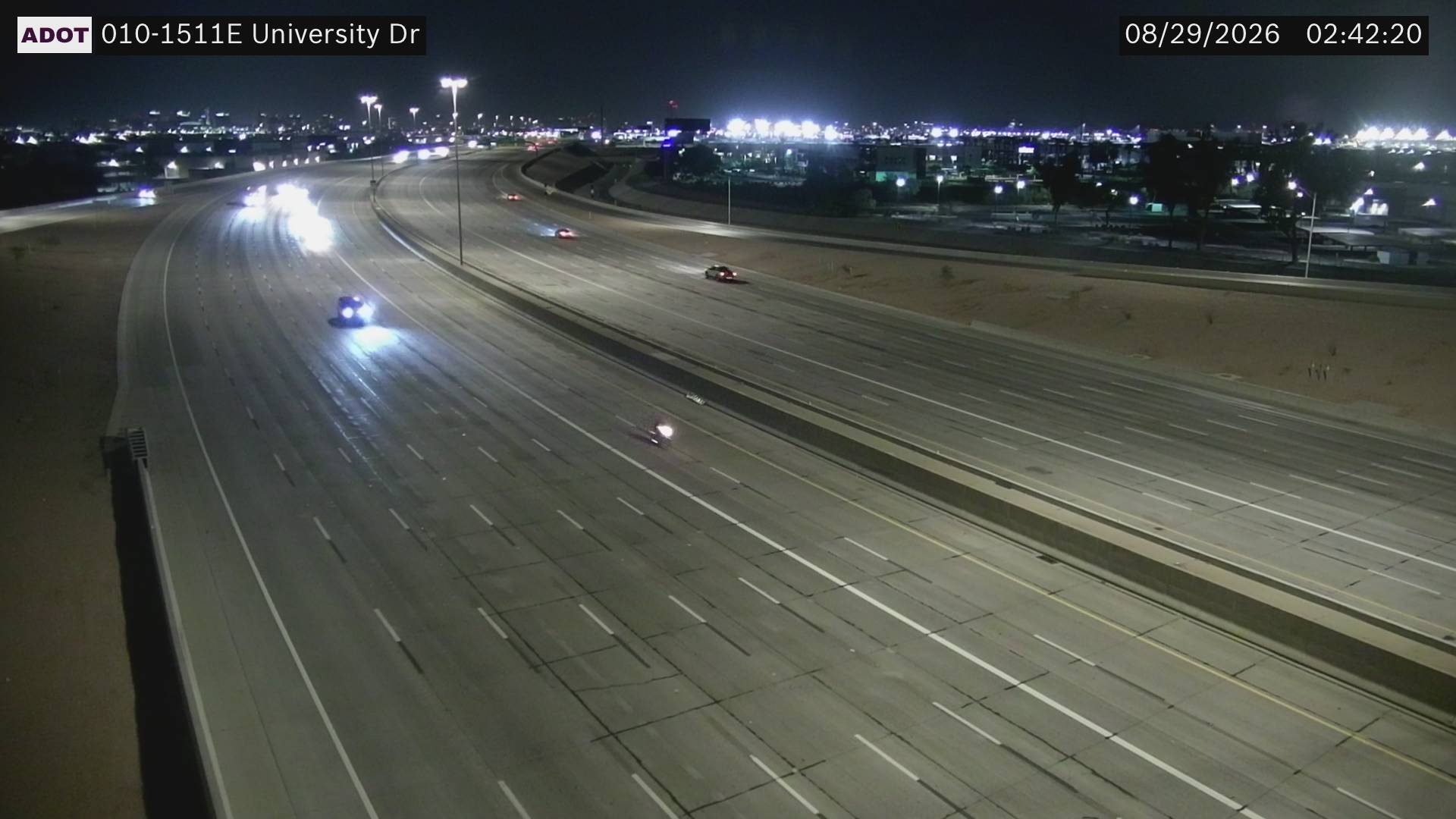 I-10 @University Dr live camera view
