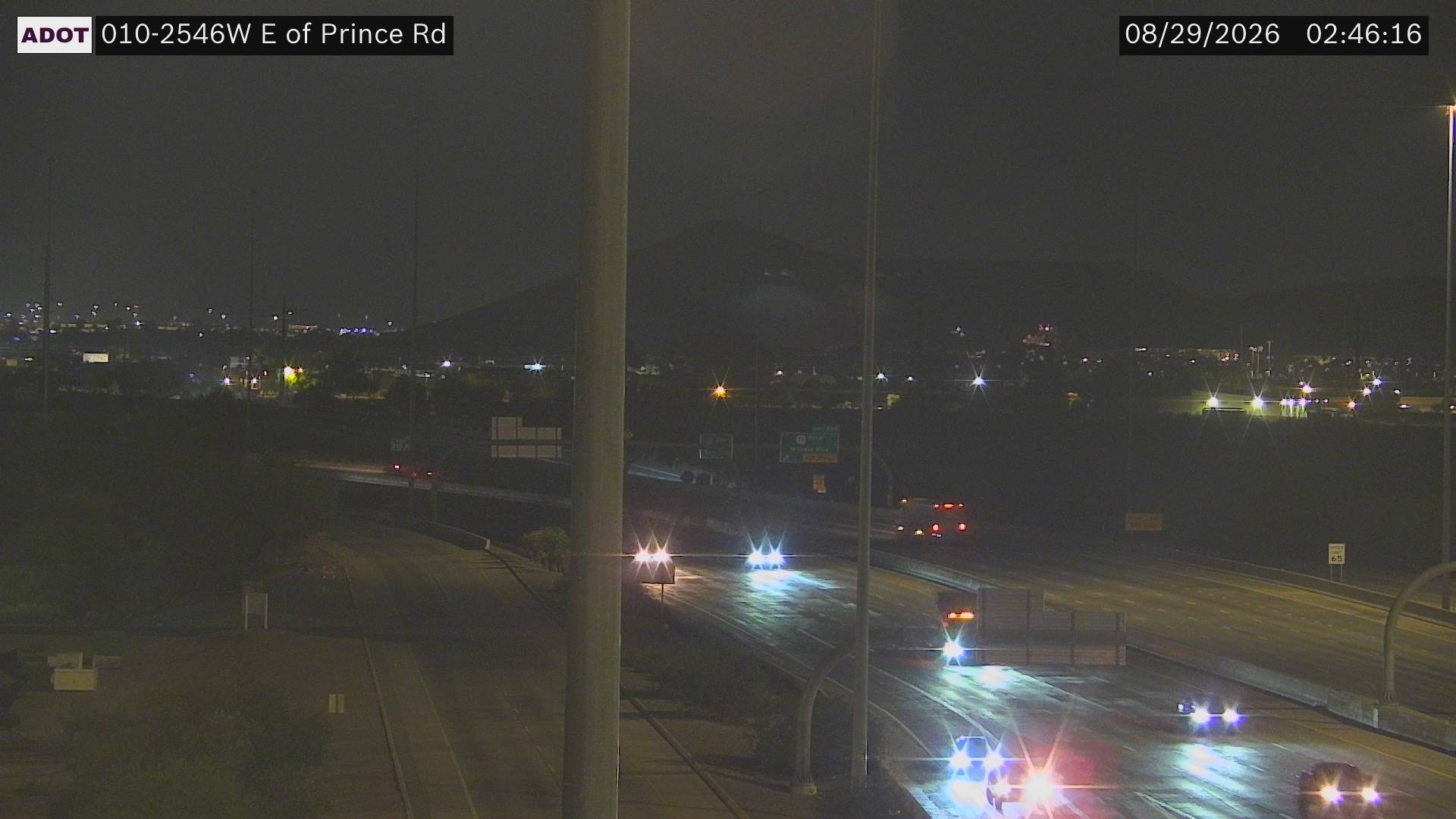 I-10 @E of Prince Rd live camera view