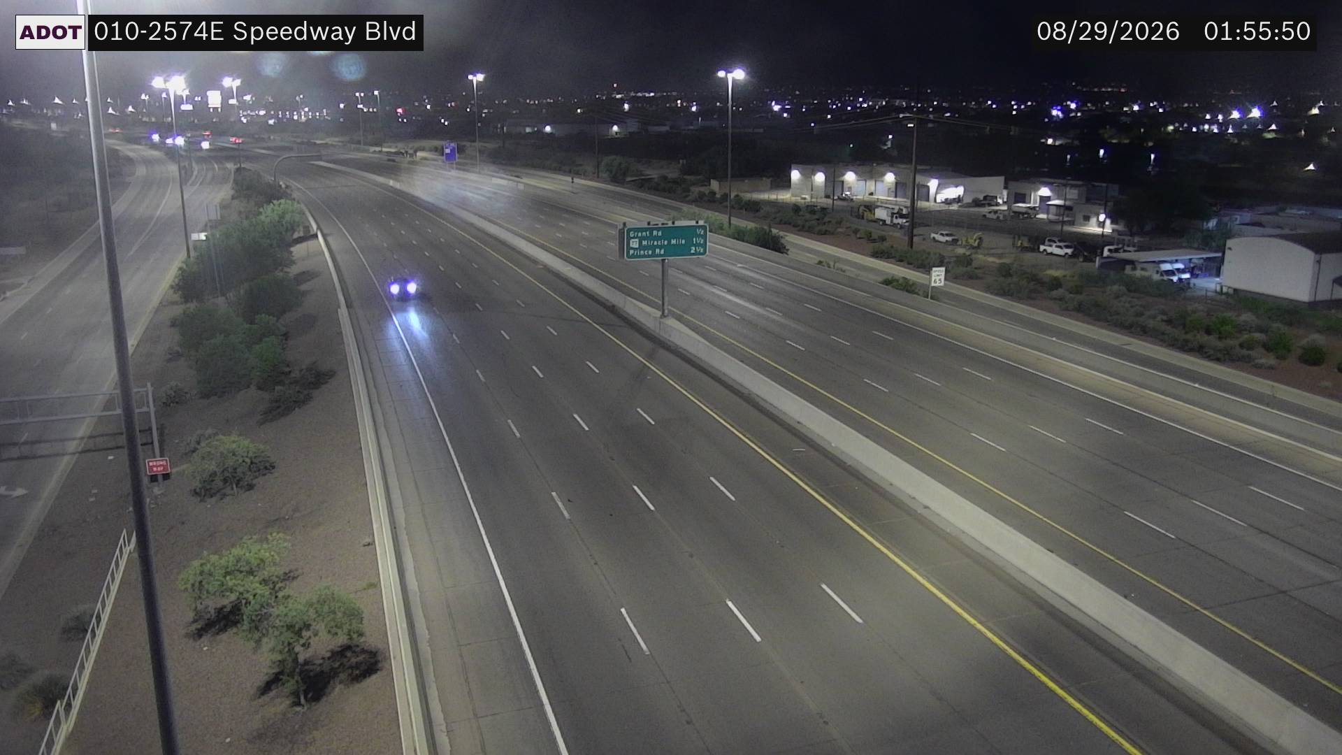 I-10 @Speedway Blvd live camera view