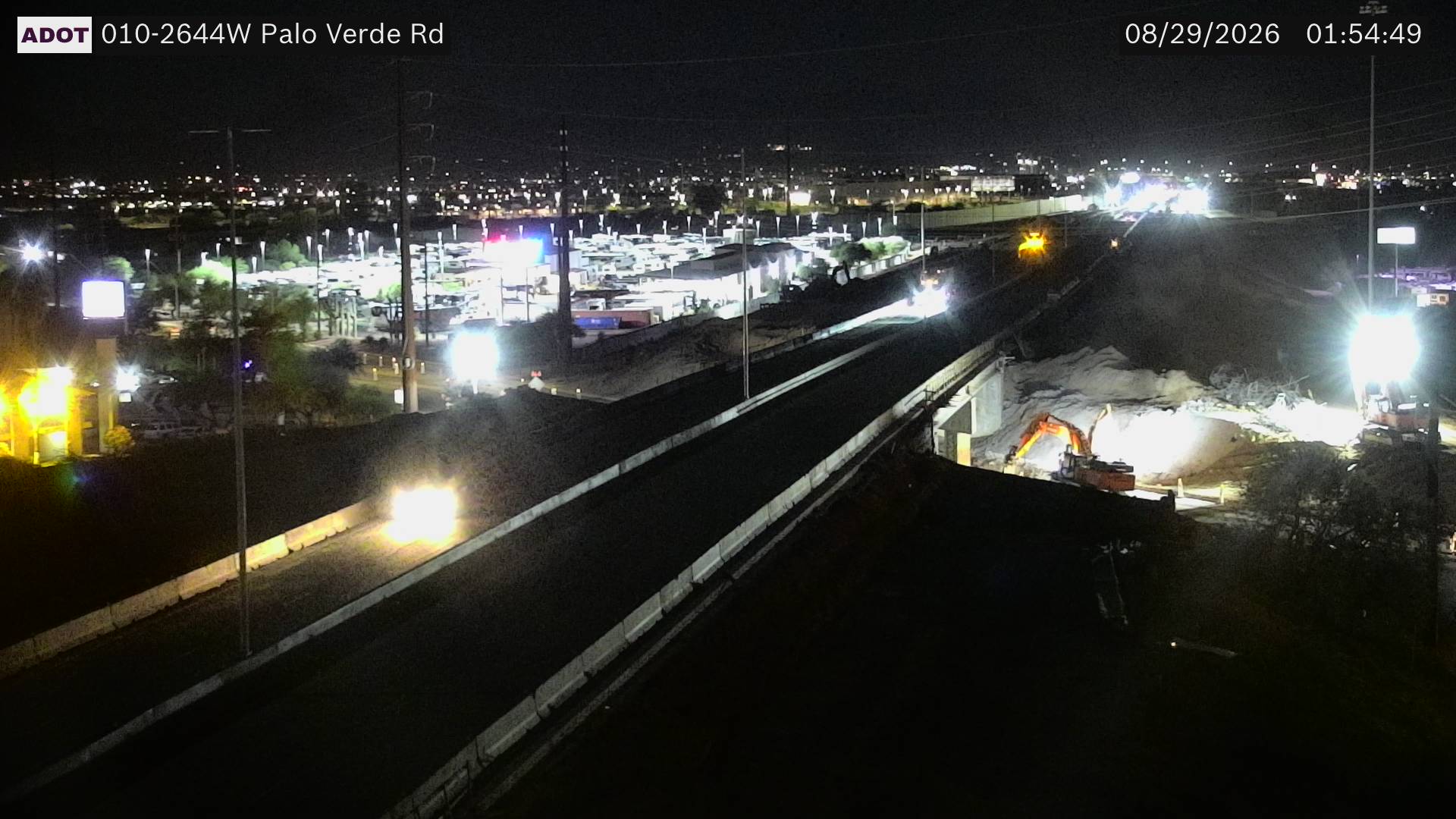 I-10 @Palo Verde Rd live camera view