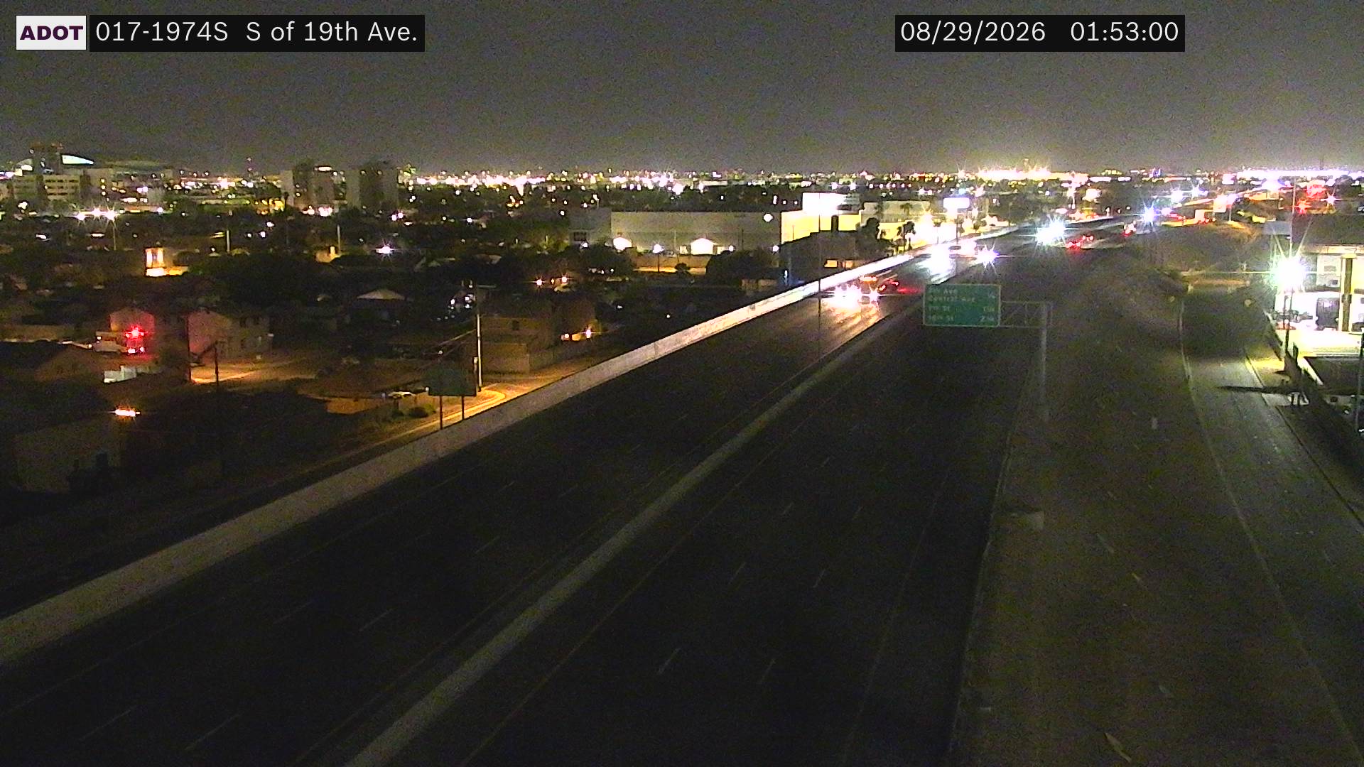 I-17 @S of 19th Ave live camera view