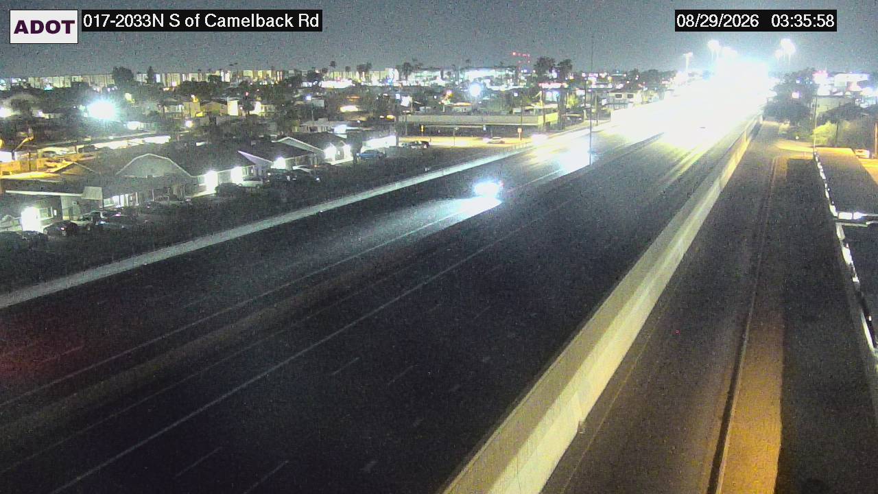I-17 @S of Camelback Rd live camera view