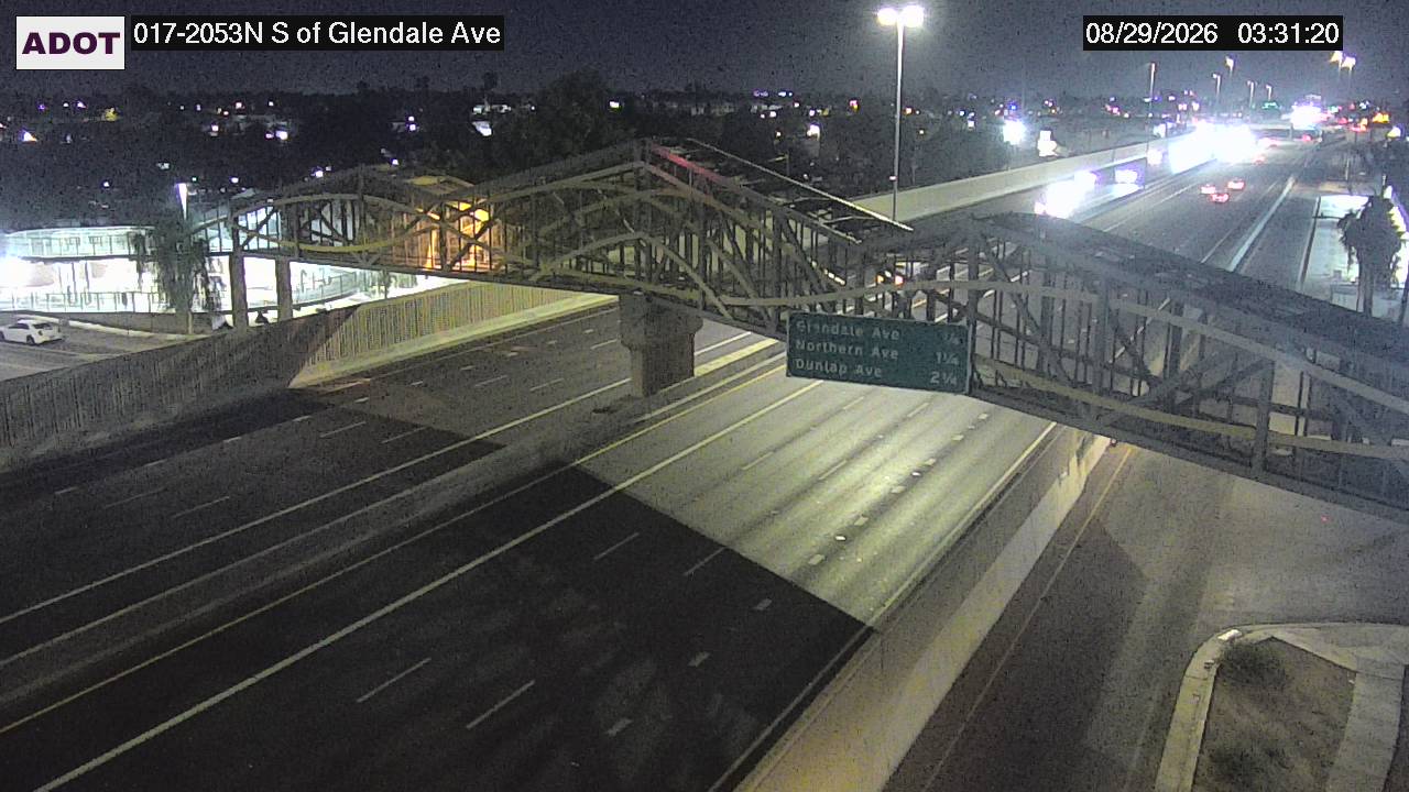 I-17 @S of Glendale Ave live camera view