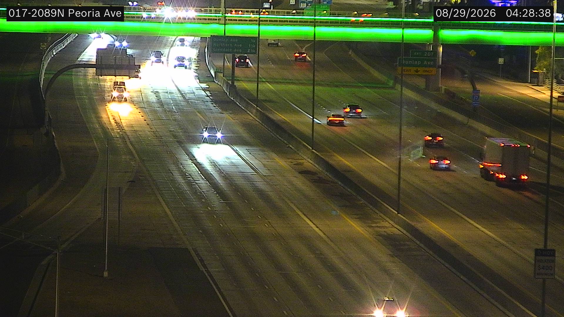 I-17 @Peoria Ave live camera view