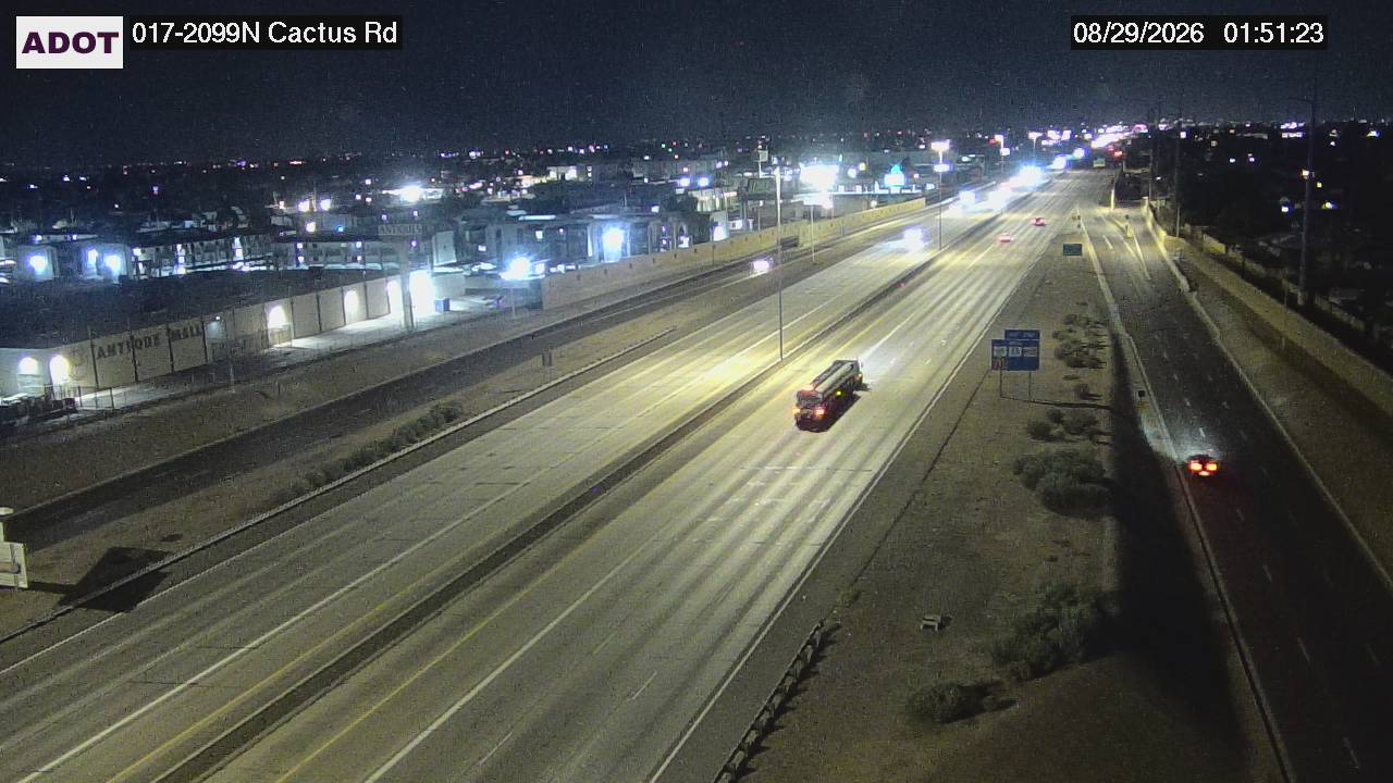 I-17 @Cactus Rd live camera view