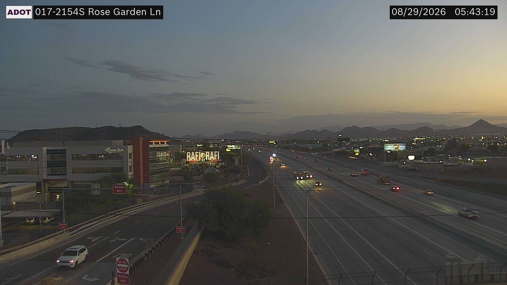 I-17 @Rose Garden Ln live camera view