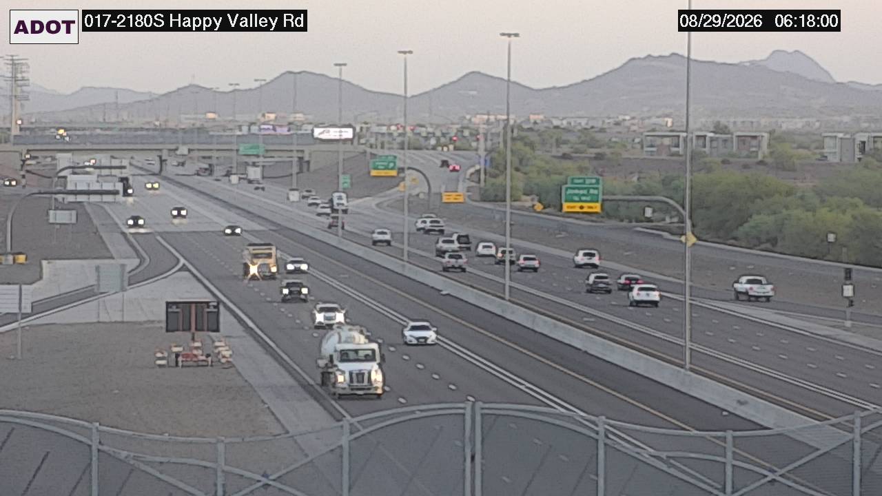 I-17 @Happy Valley Rd live camera view