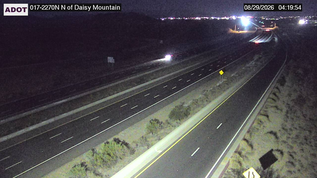 I-17 @N of Daisy Mountain live camera view