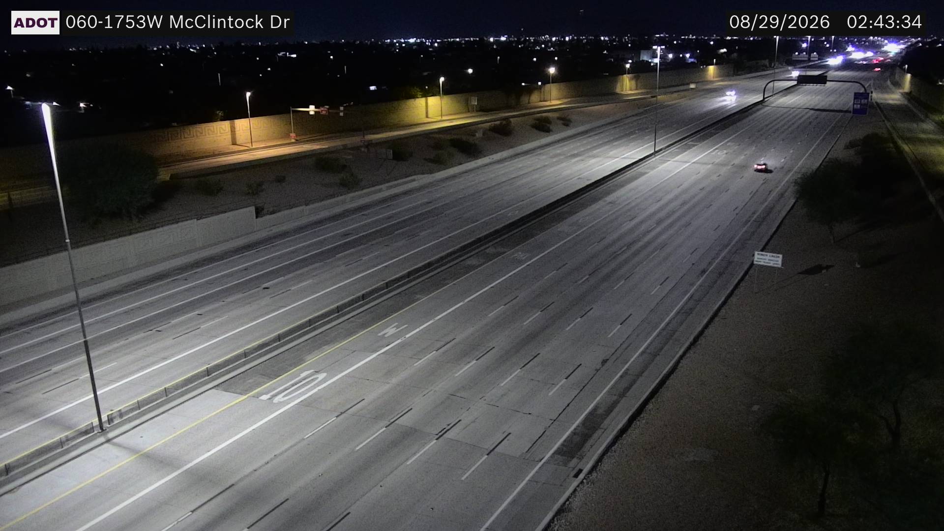 US-60 @McClintock Dr live camera view