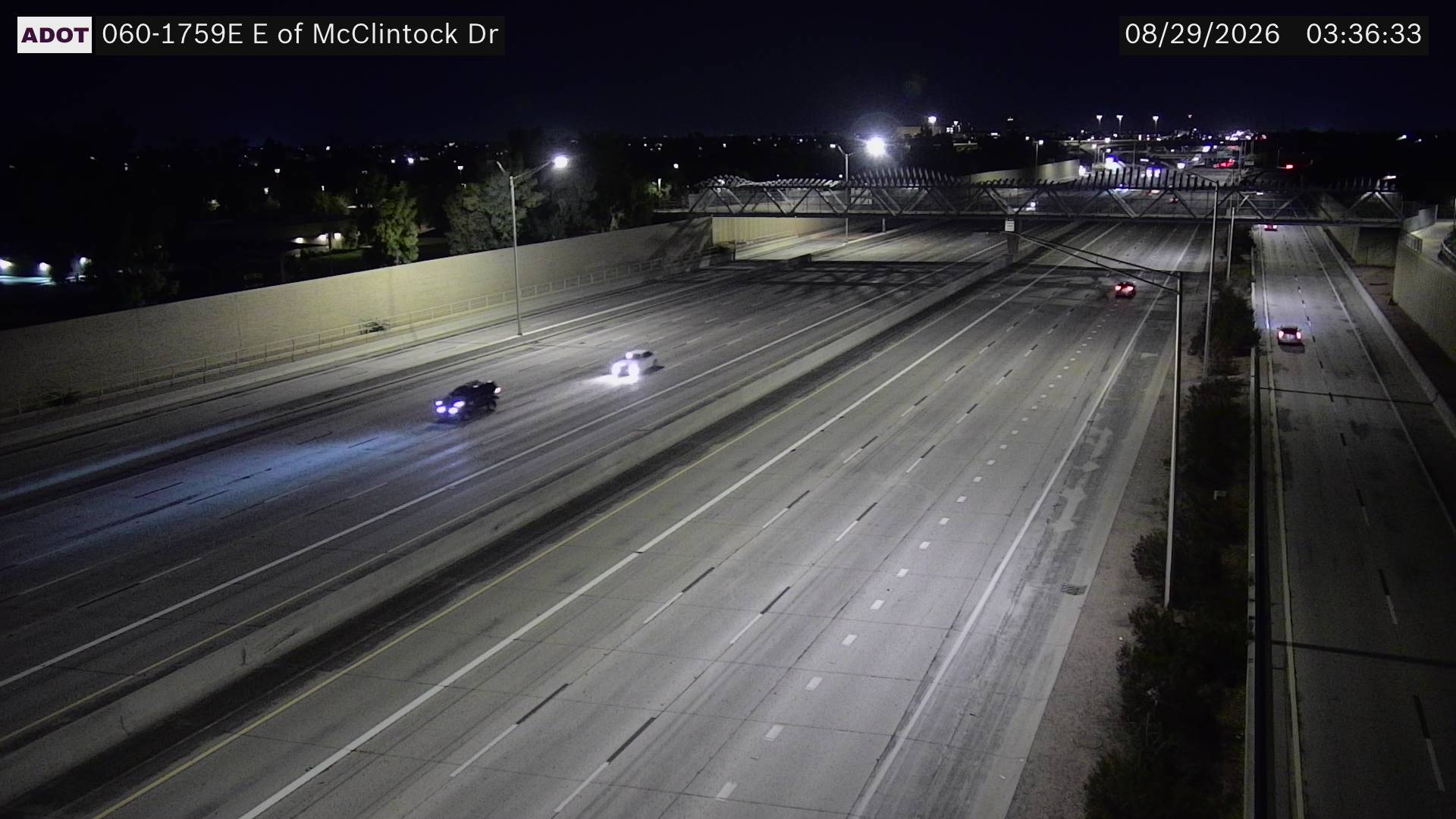 US-60 @E of McClintock Dr live camera view