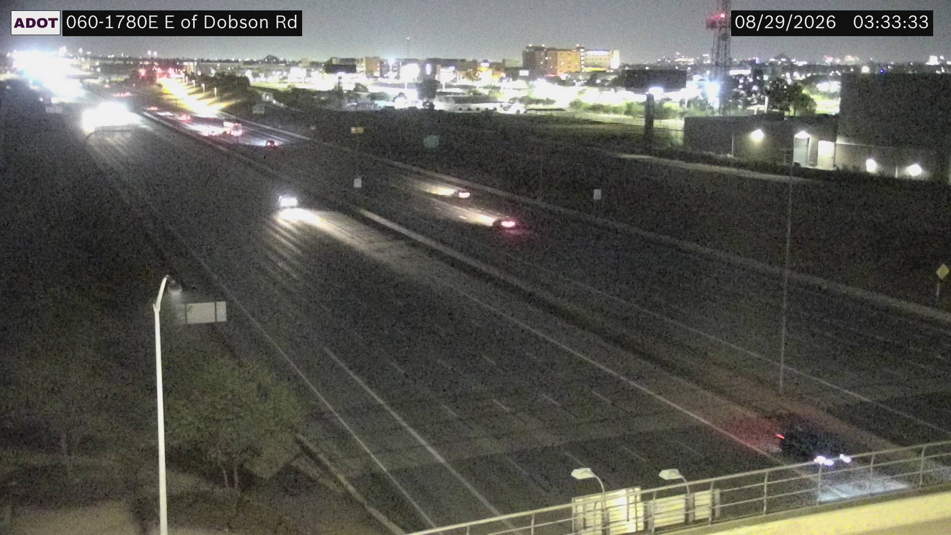 US-60 @E of Dobson Rd live camera view