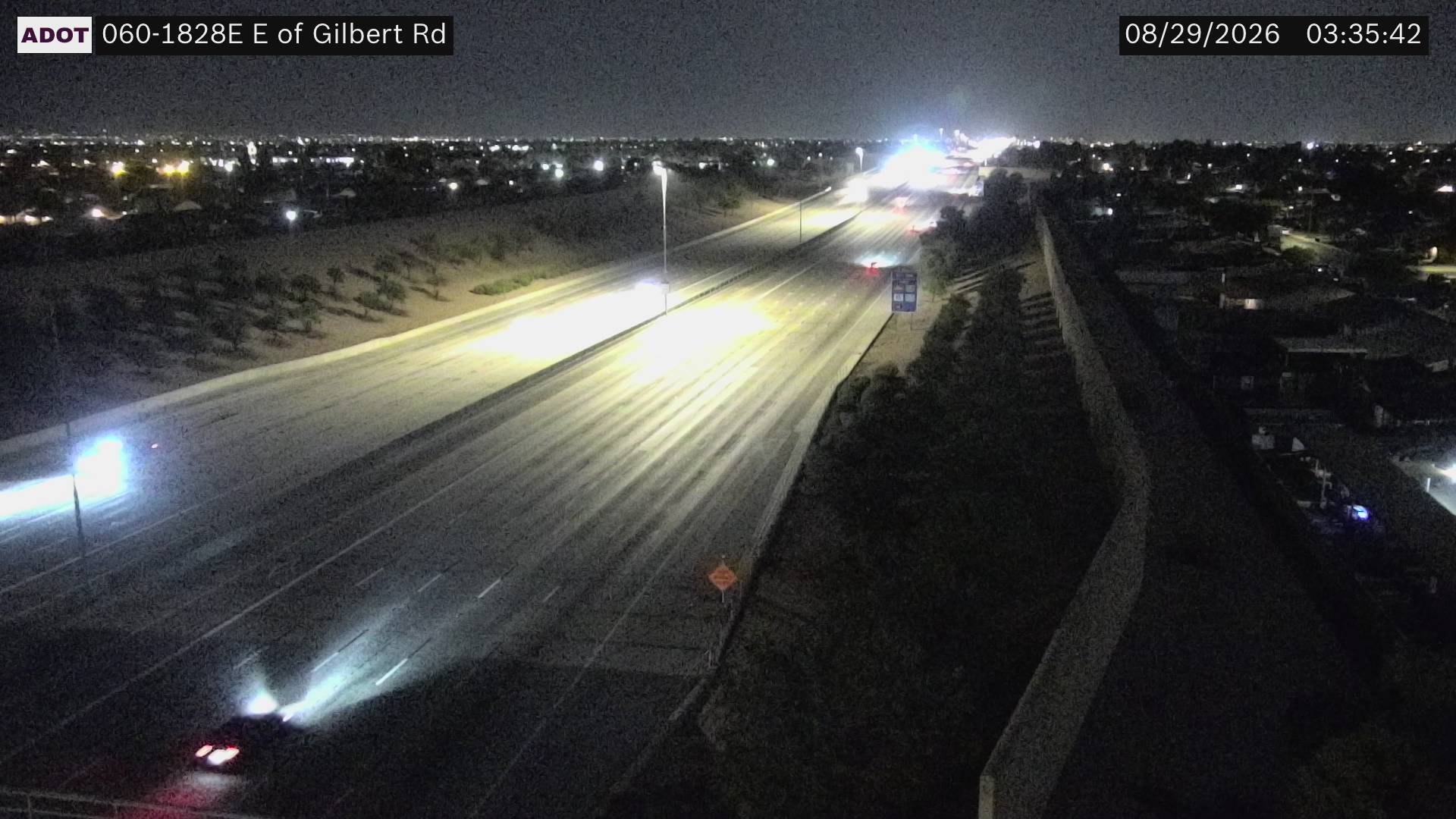 US-60 @E of Gilbert Rd live camera view