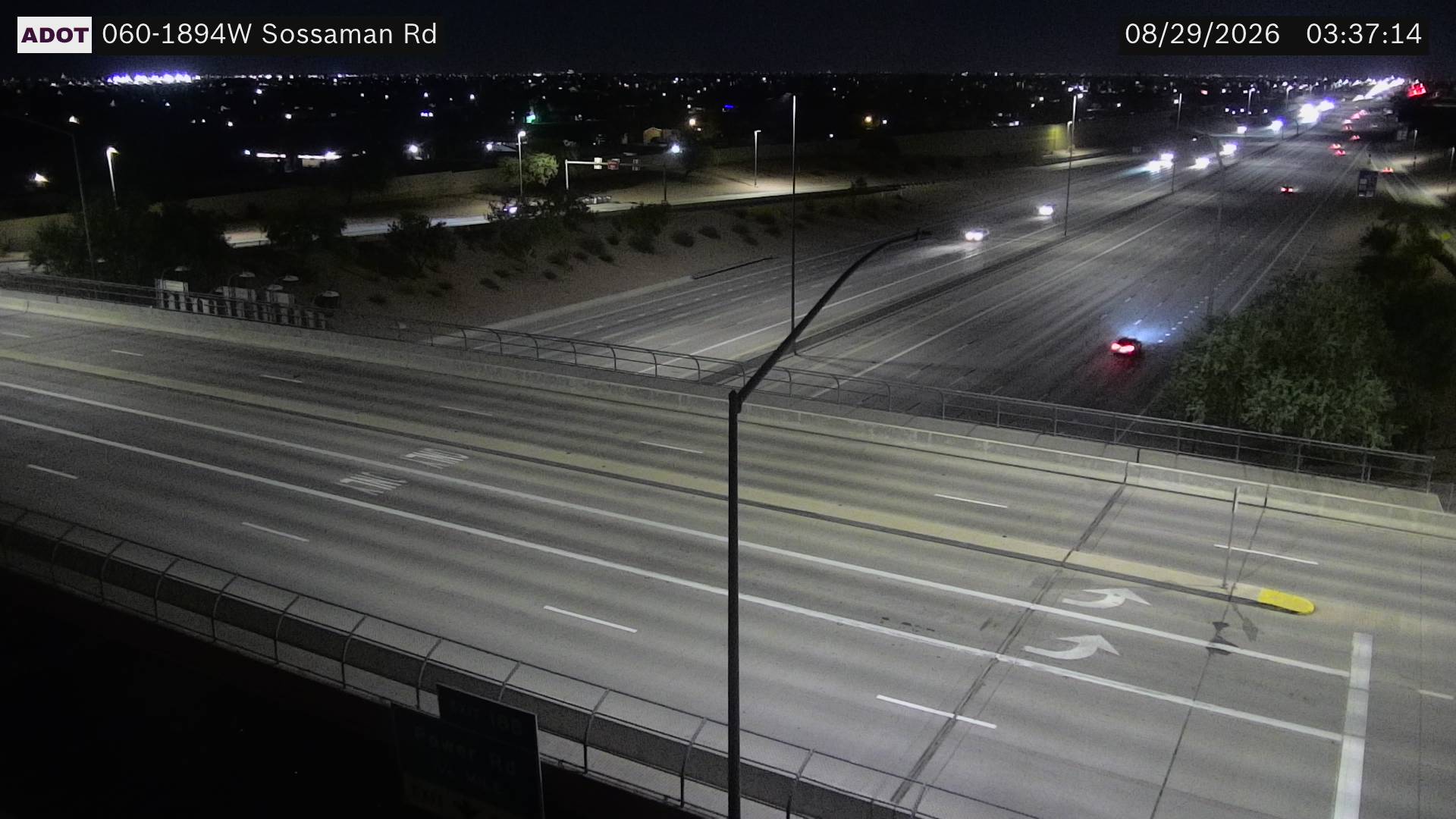 US-60 @Sossaman Rd live camera view
