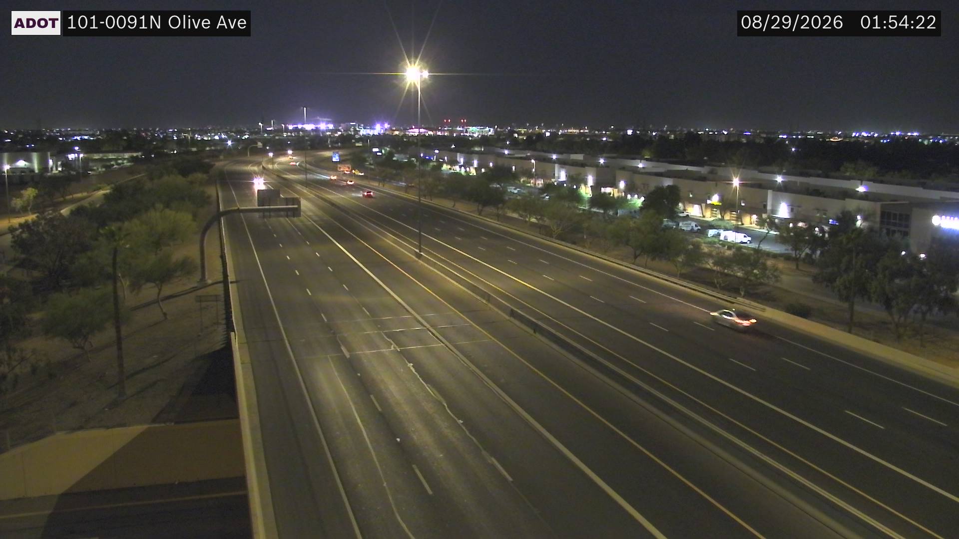 SR-101 @Olive Ave live camera view