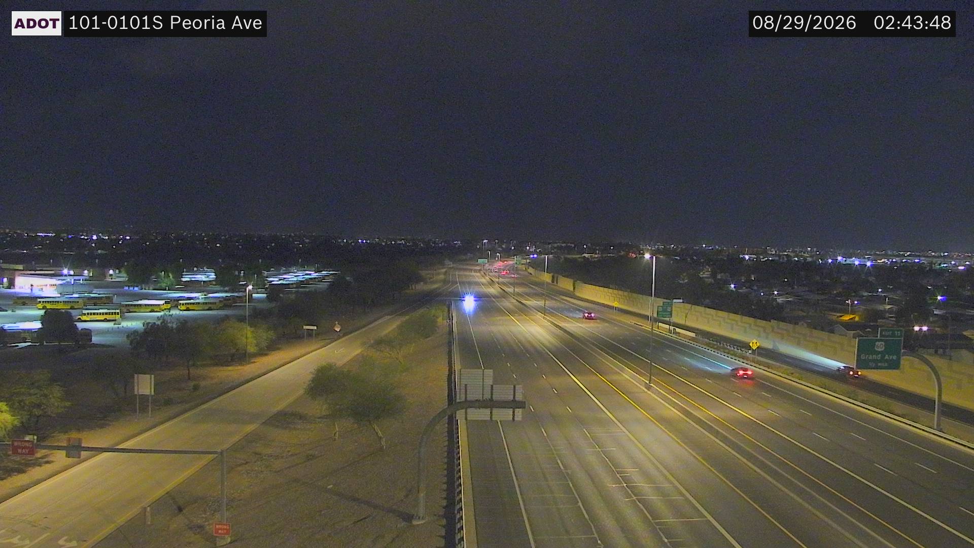 SR-101 @Peoria Ave live camera view