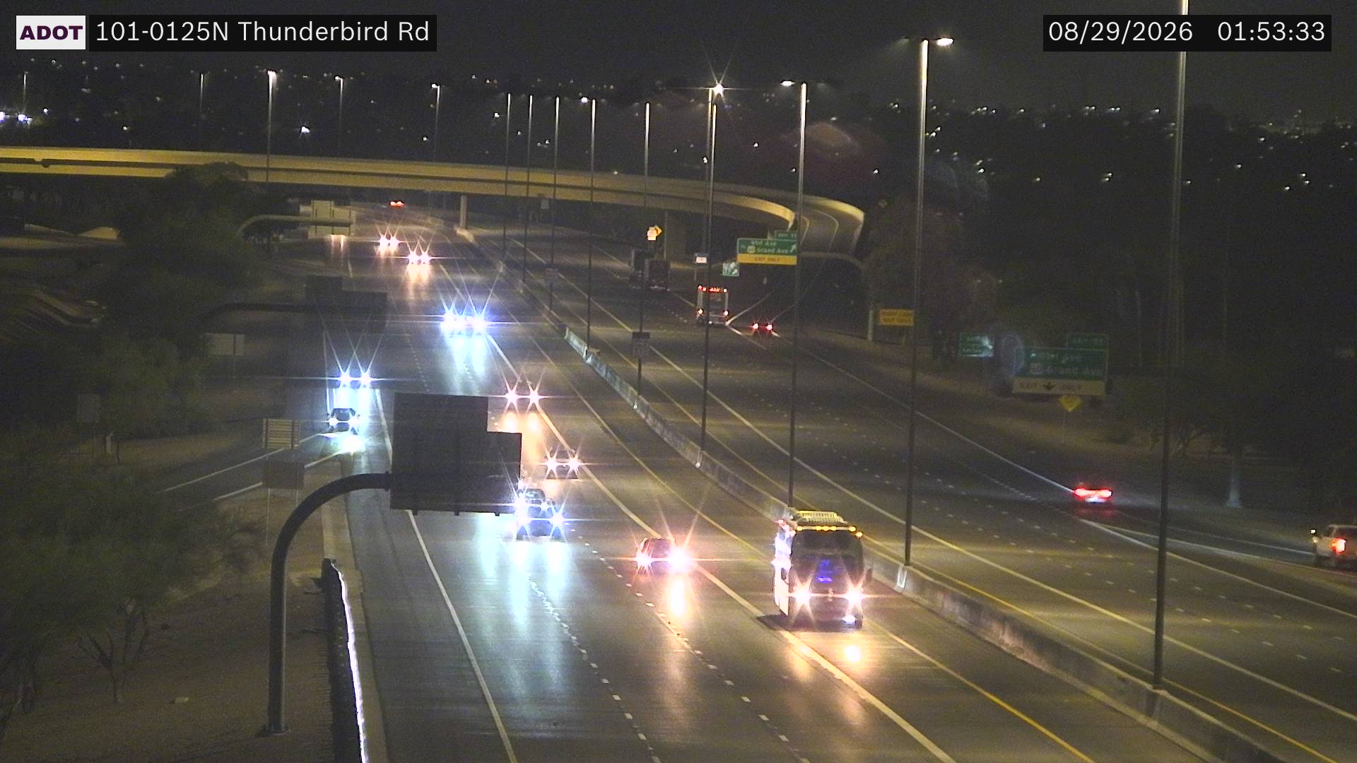 SR-101 @Thunderbird Rd live camera view