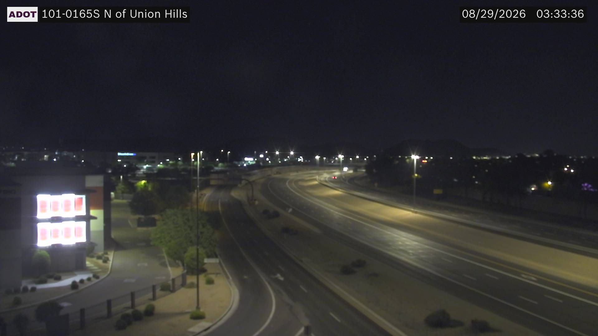 SR-101 @N of Union Hills live camera view