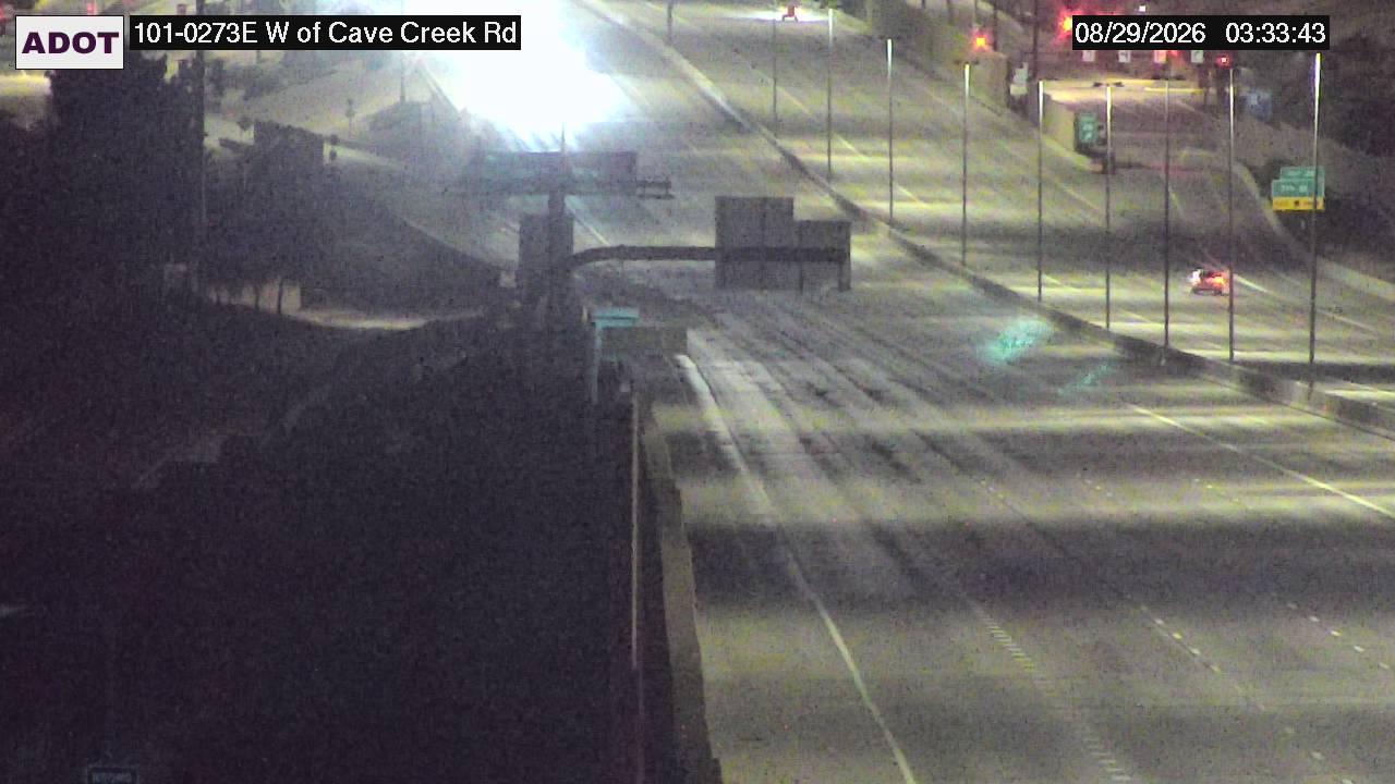 SR-101 @W of Cave Creek Rd live camera view