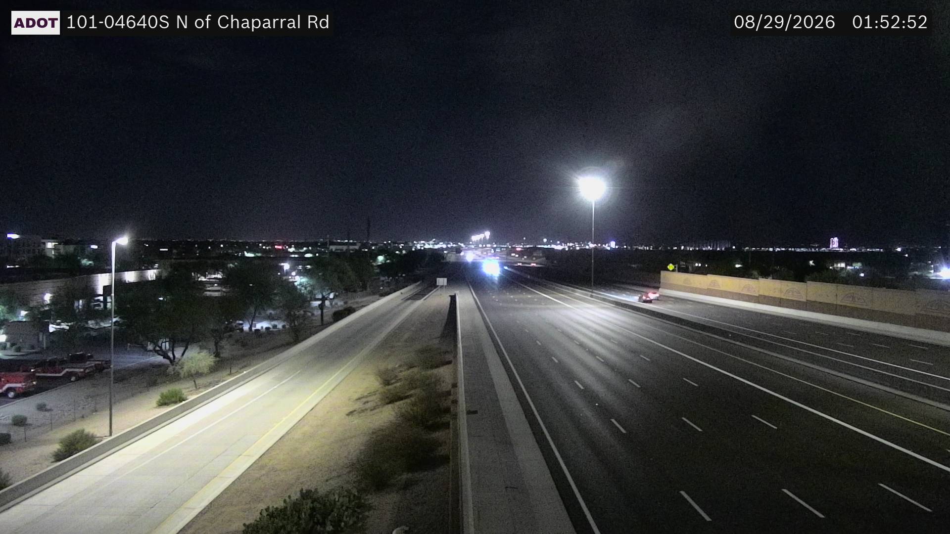 SR-101 @N of Chaparral Rd live camera view