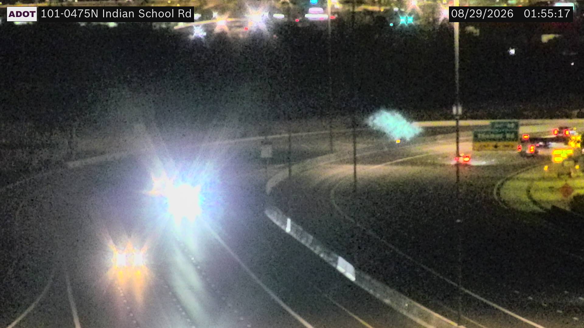 SR-101 @Indian School Rd live camera view