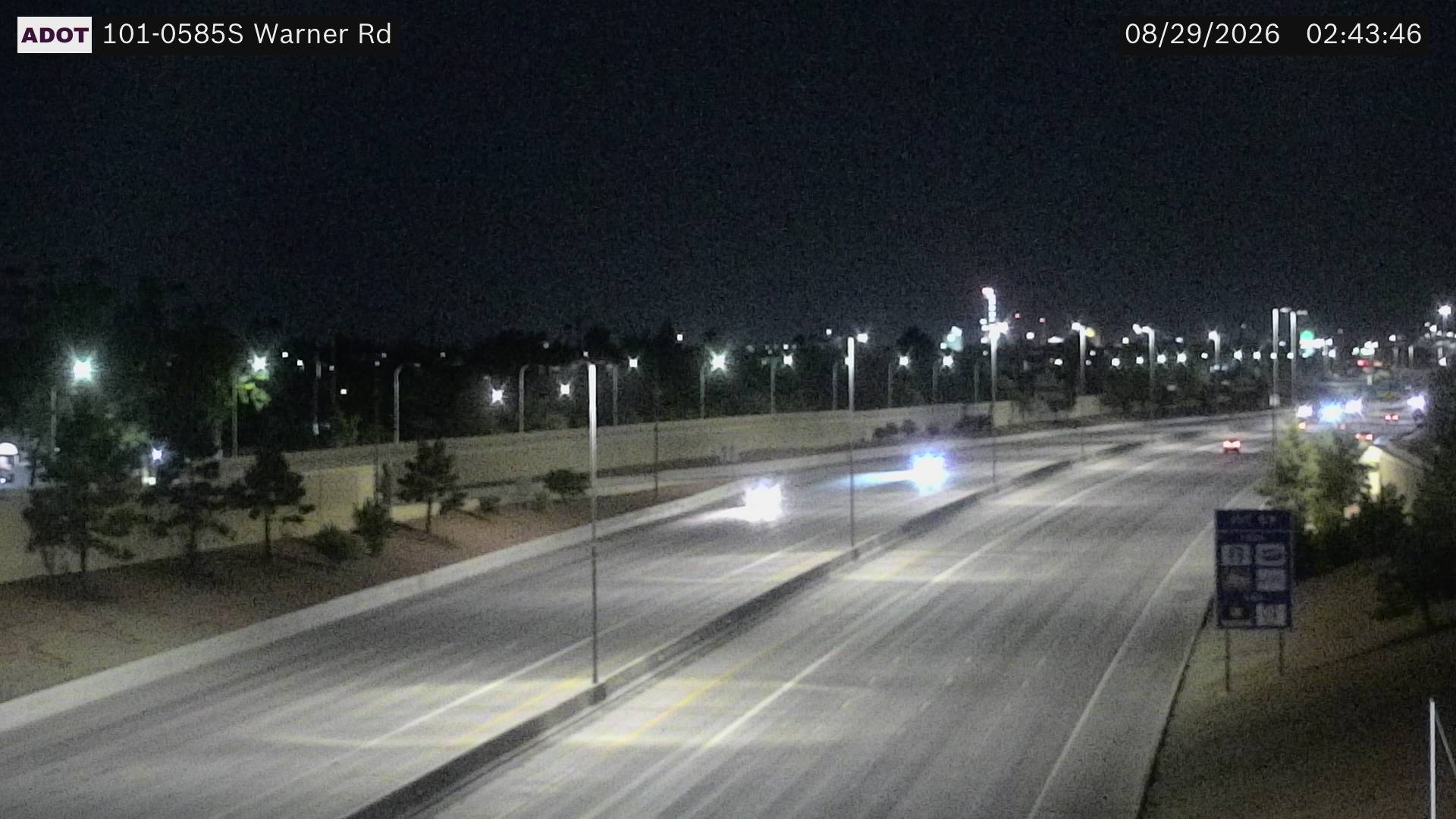 SR-101 @Warner Rd live camera view