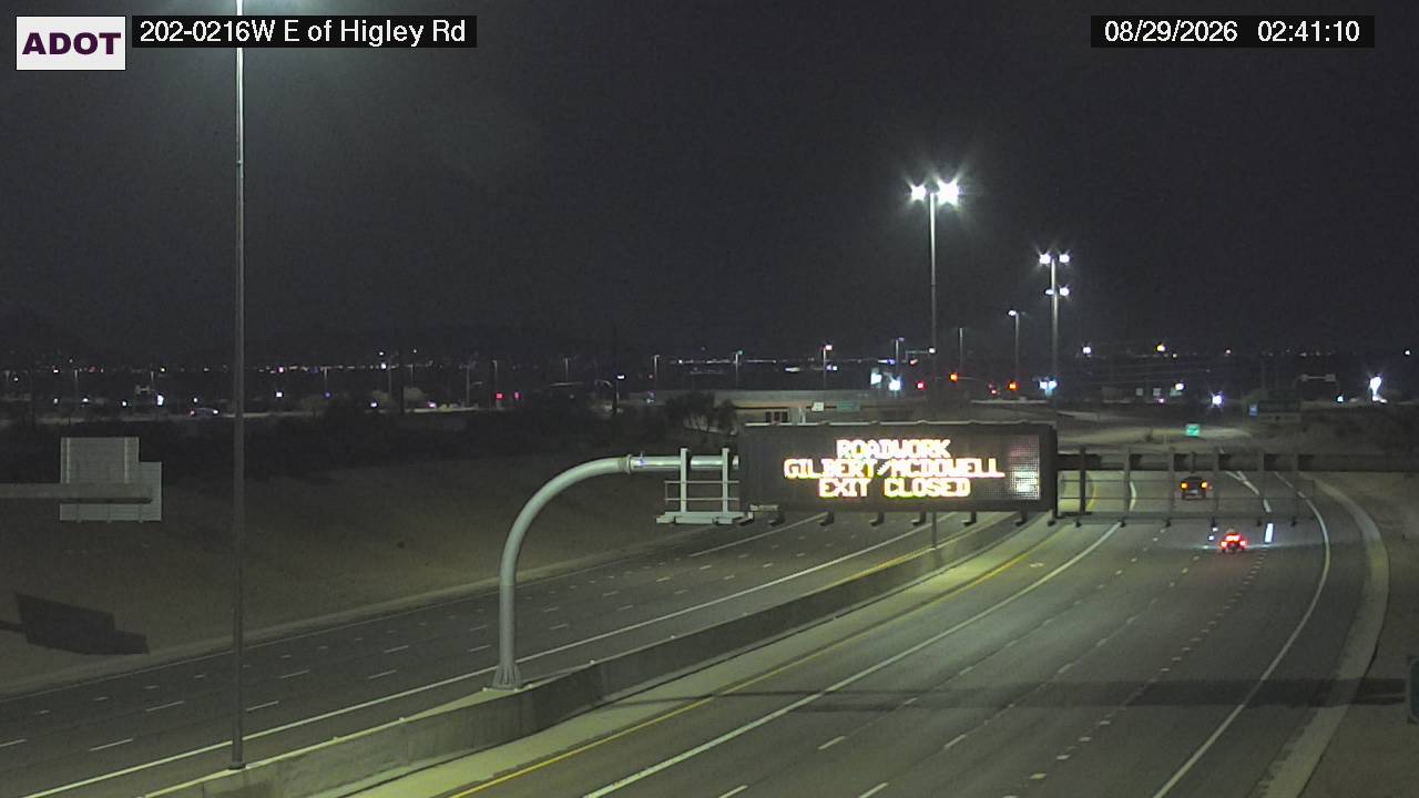 SR-202 @E of Higley Rd live camera view