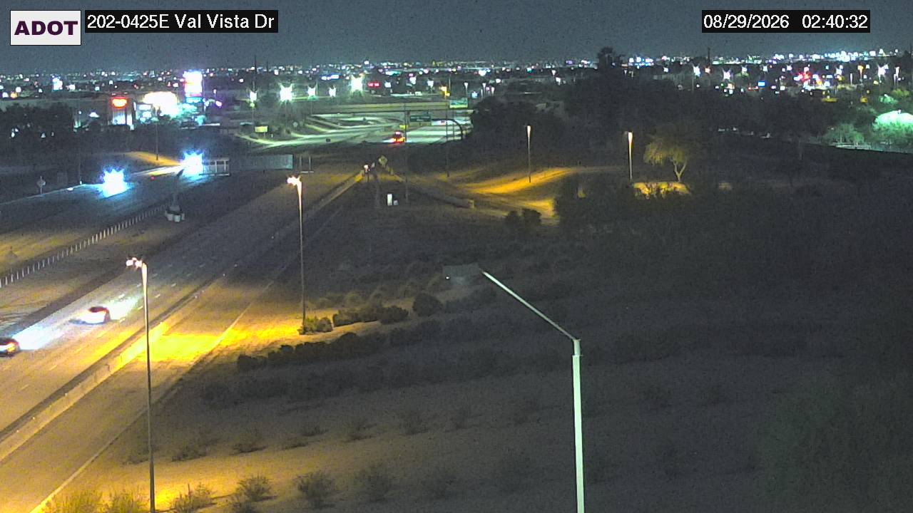 SR-202 @Val Vista Dr live camera view
