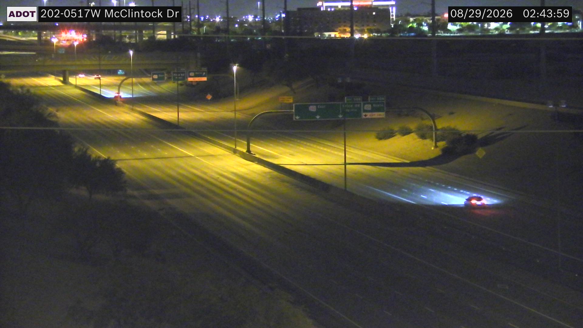 SR-202 @McClintock Dr live camera view