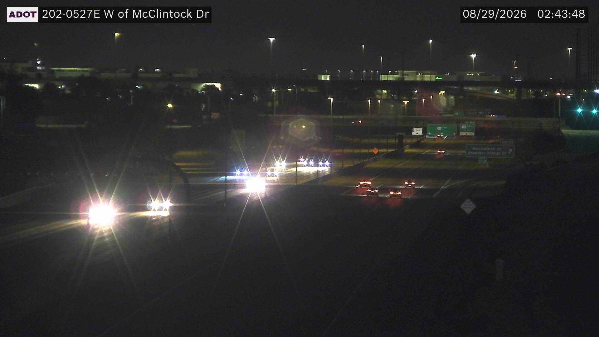 SR-202 @W of McClintock Dr live camera view