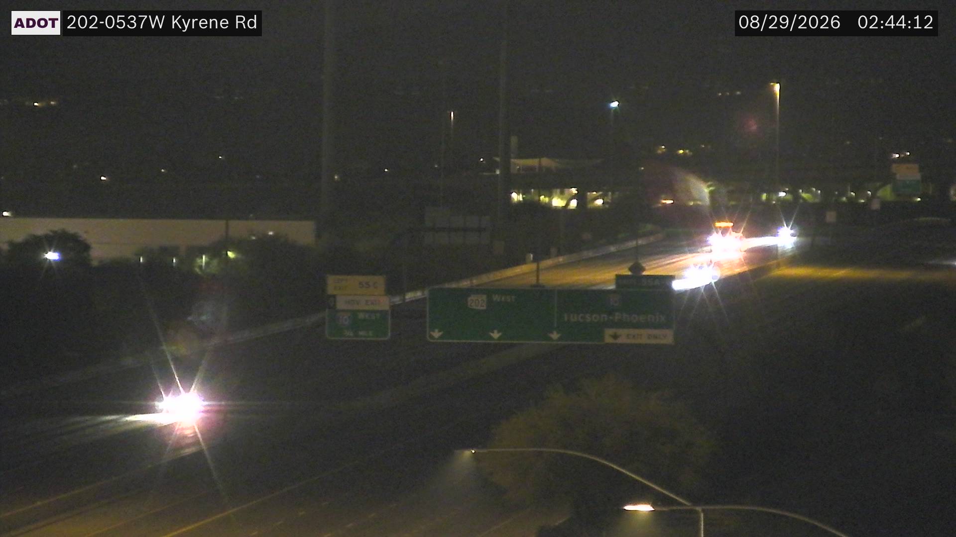 SR-202 @Kyrene Rd live camera view
