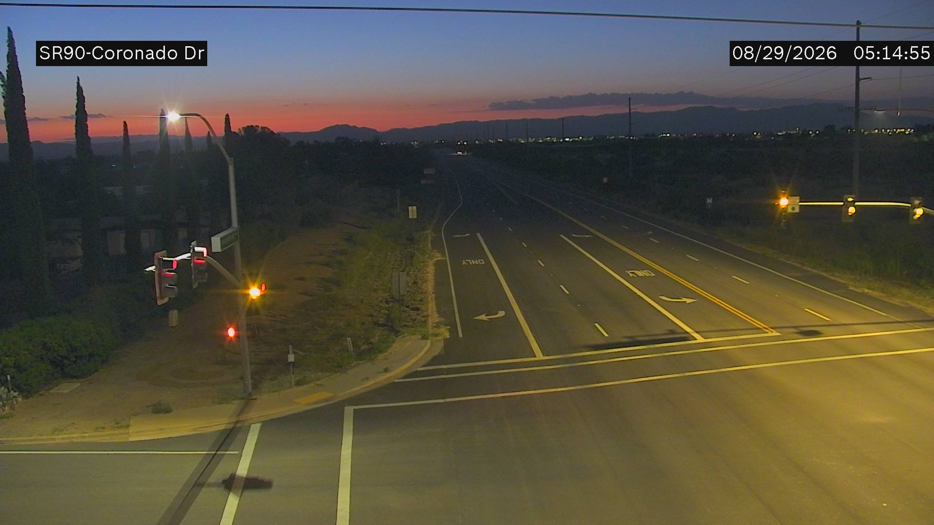 SR-90 @Coronado Drive live camera view