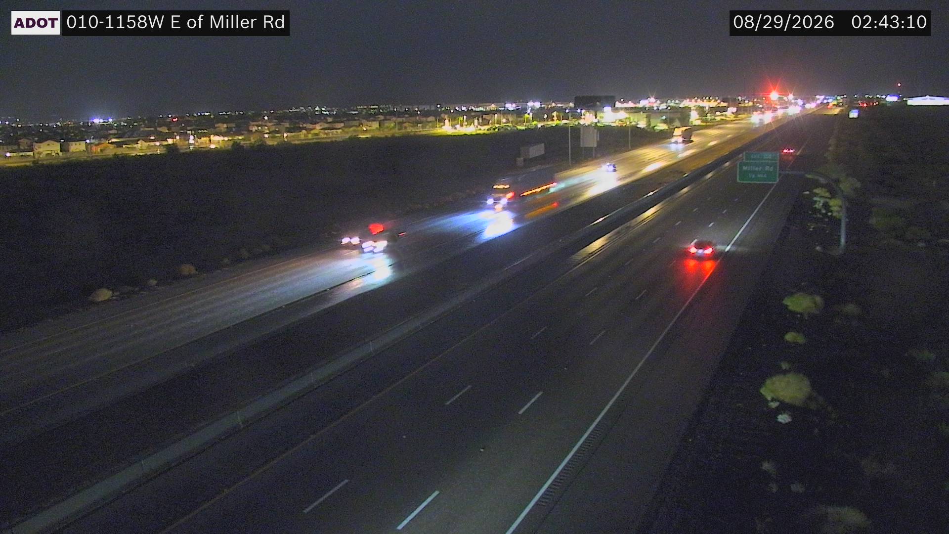 I-10 @W of Watson Road live camera view