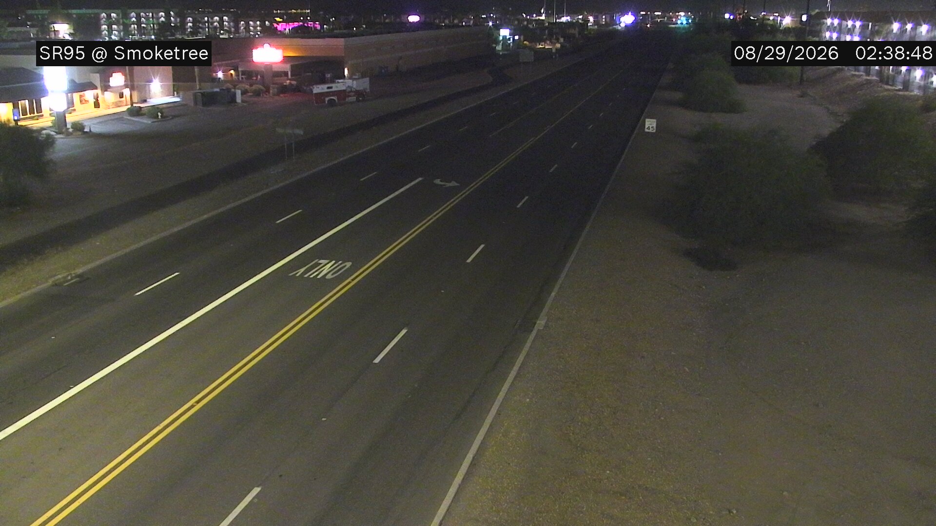 SR-95 @Smoketree live camera view