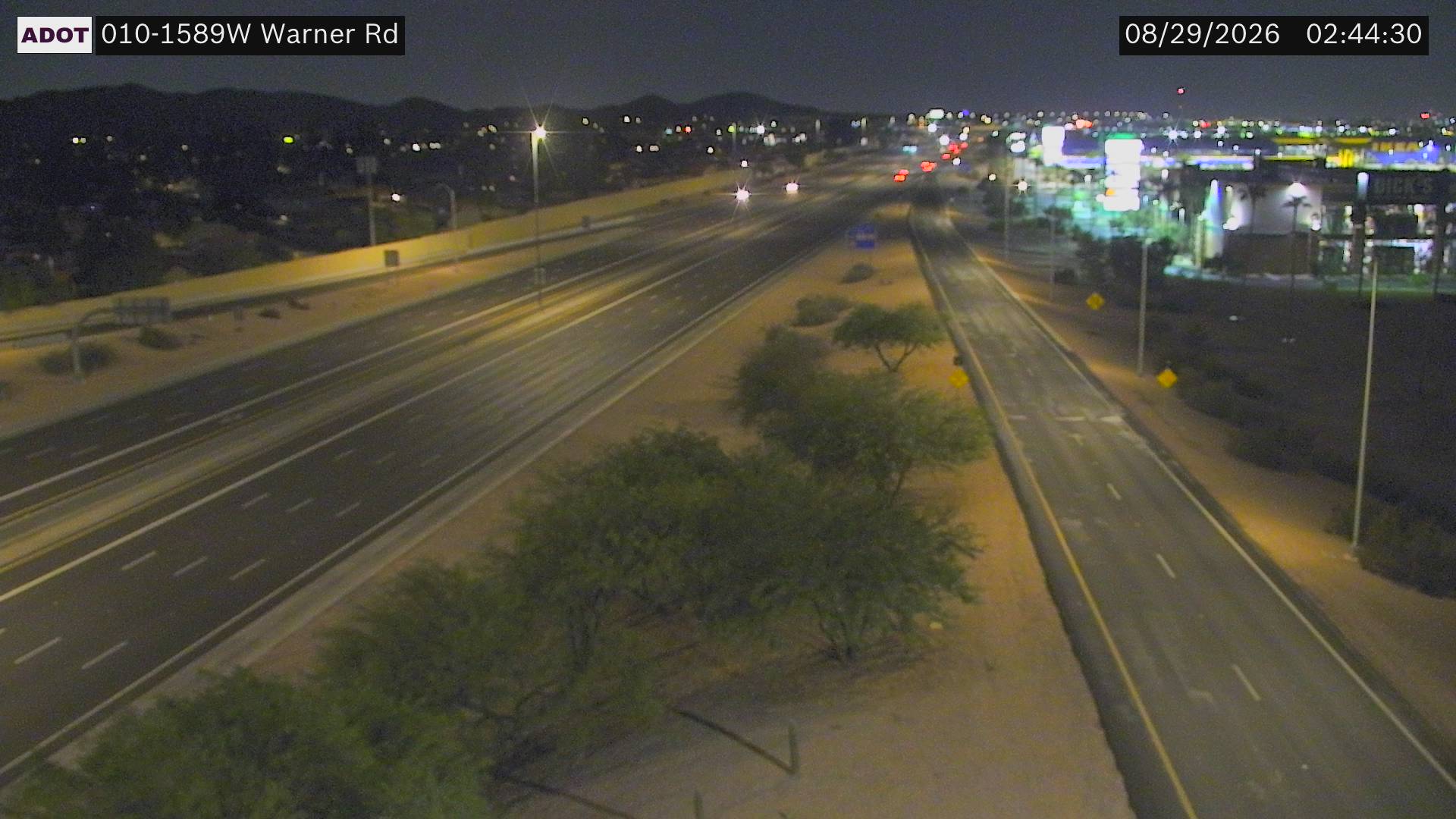I-10 @Warner Rd live camera view